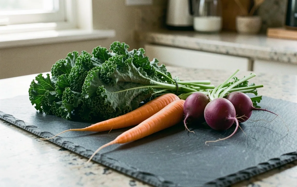 Nutritional vitality backdrop